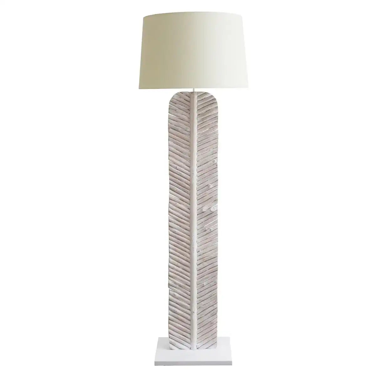 Stehleuchte Treibholz Weiß 175 cm - HomeDesign Knaus