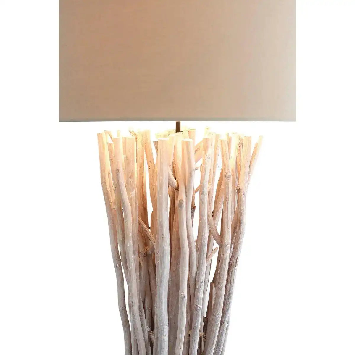 Stehleuchte Treibholz White Wash 175 cm - HomeDesign Knaus