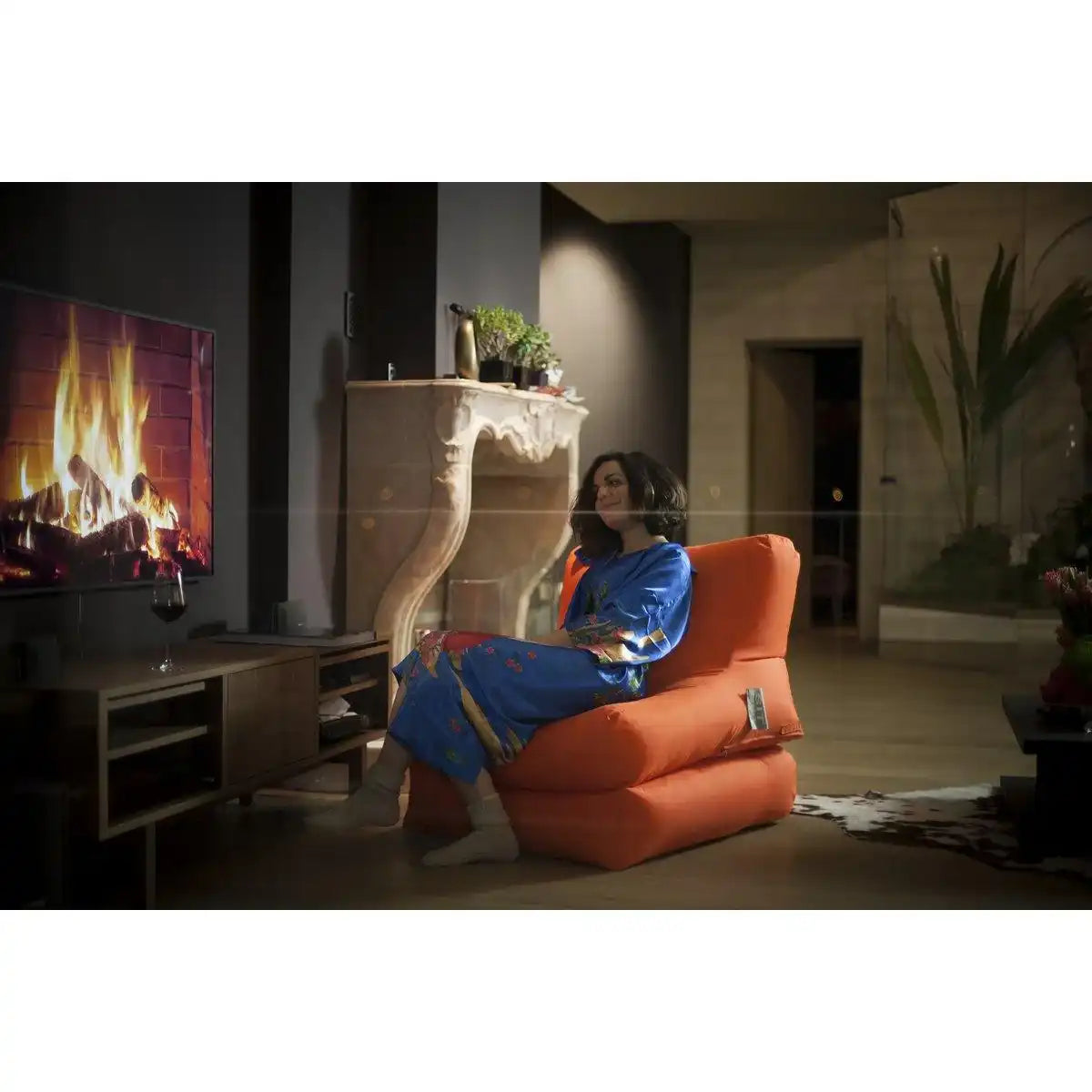 STRANDLOUNGE - orange - HomeDesign Knaus