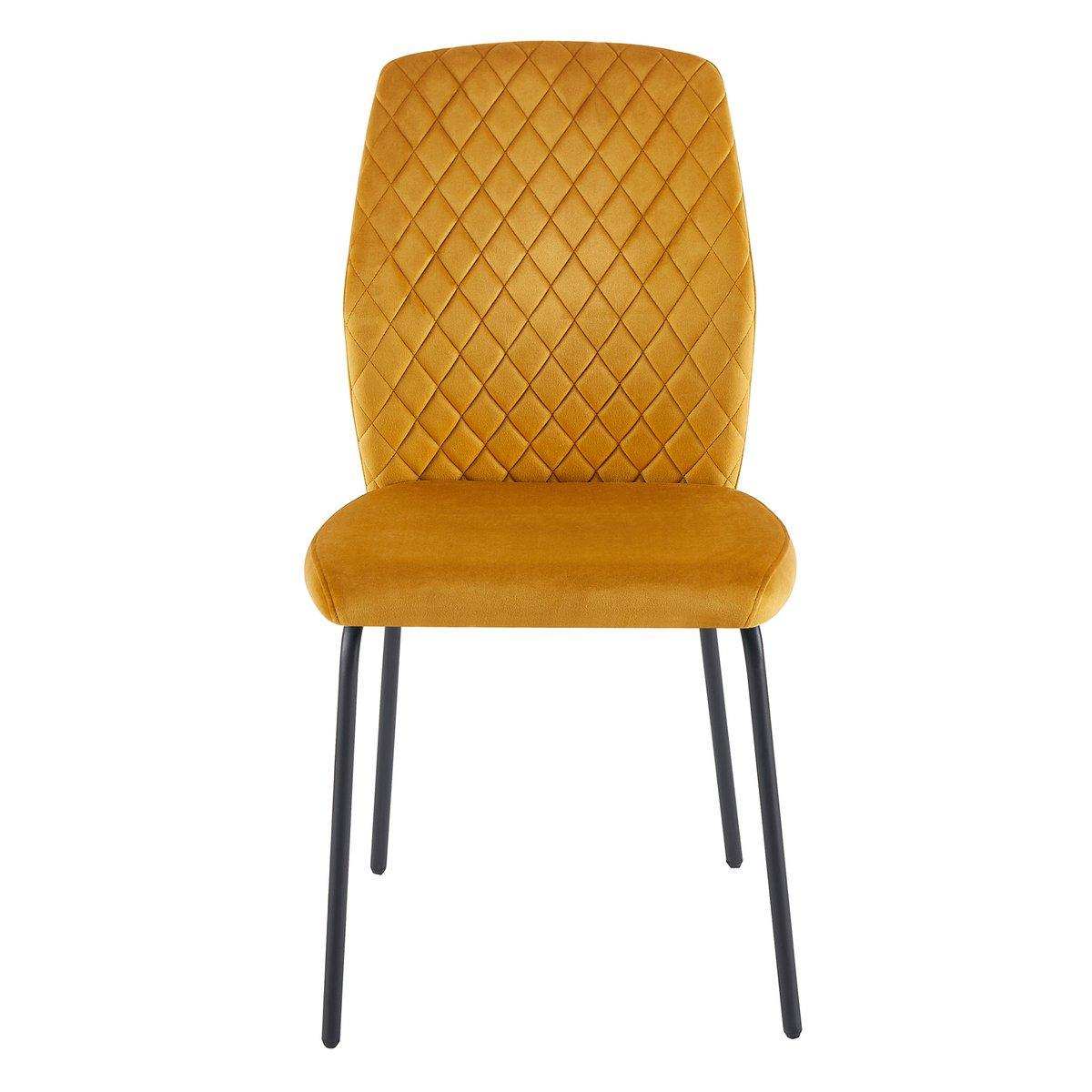 Stuhl 2er Set Gelb - HomeDesign Knaus