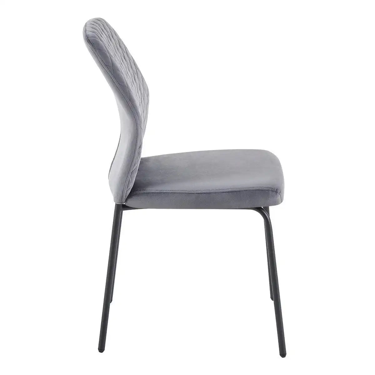 Stuhl 2er Set Grau - HomeDesign Knaus