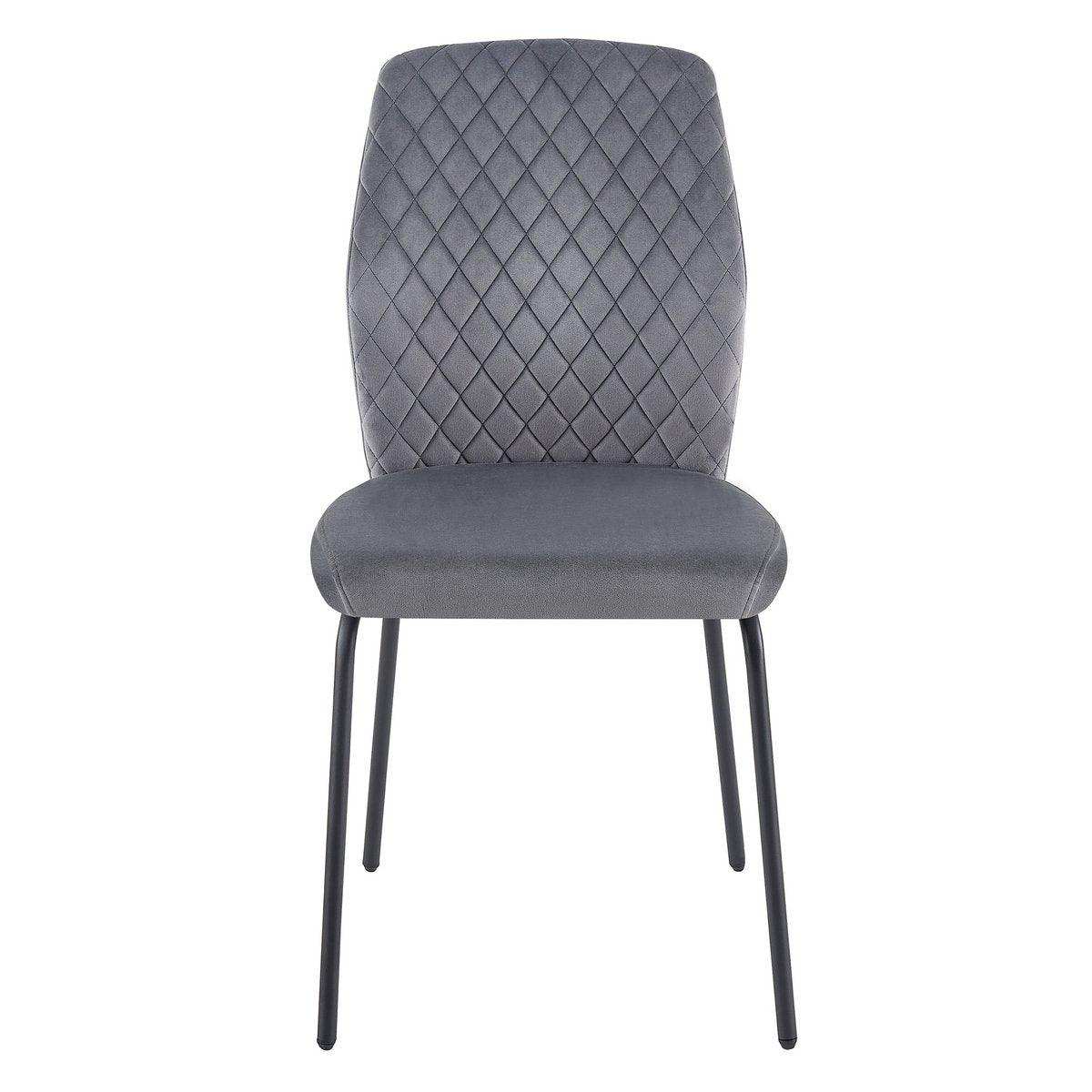 Stuhl 2er Set Grau - HomeDesign Knaus