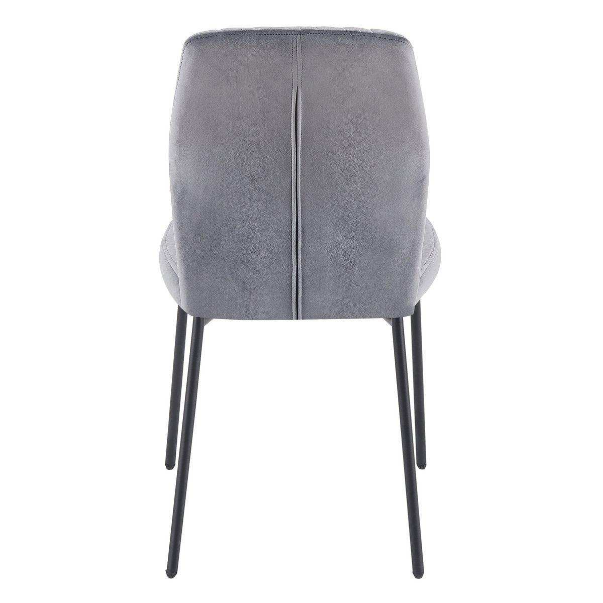 Stuhl 2er Set Grau - HomeDesign Knaus
