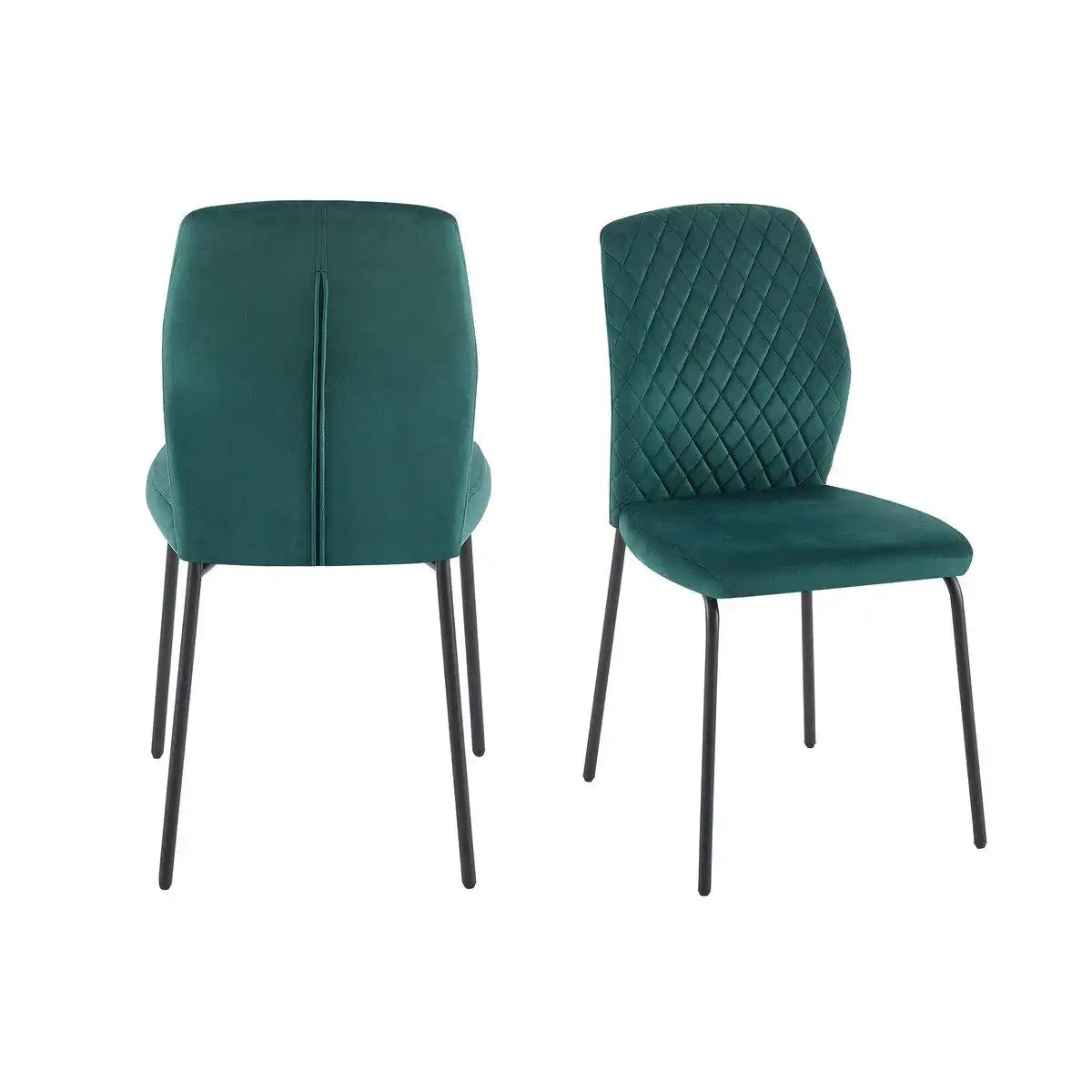 Stuhl 2er Set Grün - HomeDesign Knaus