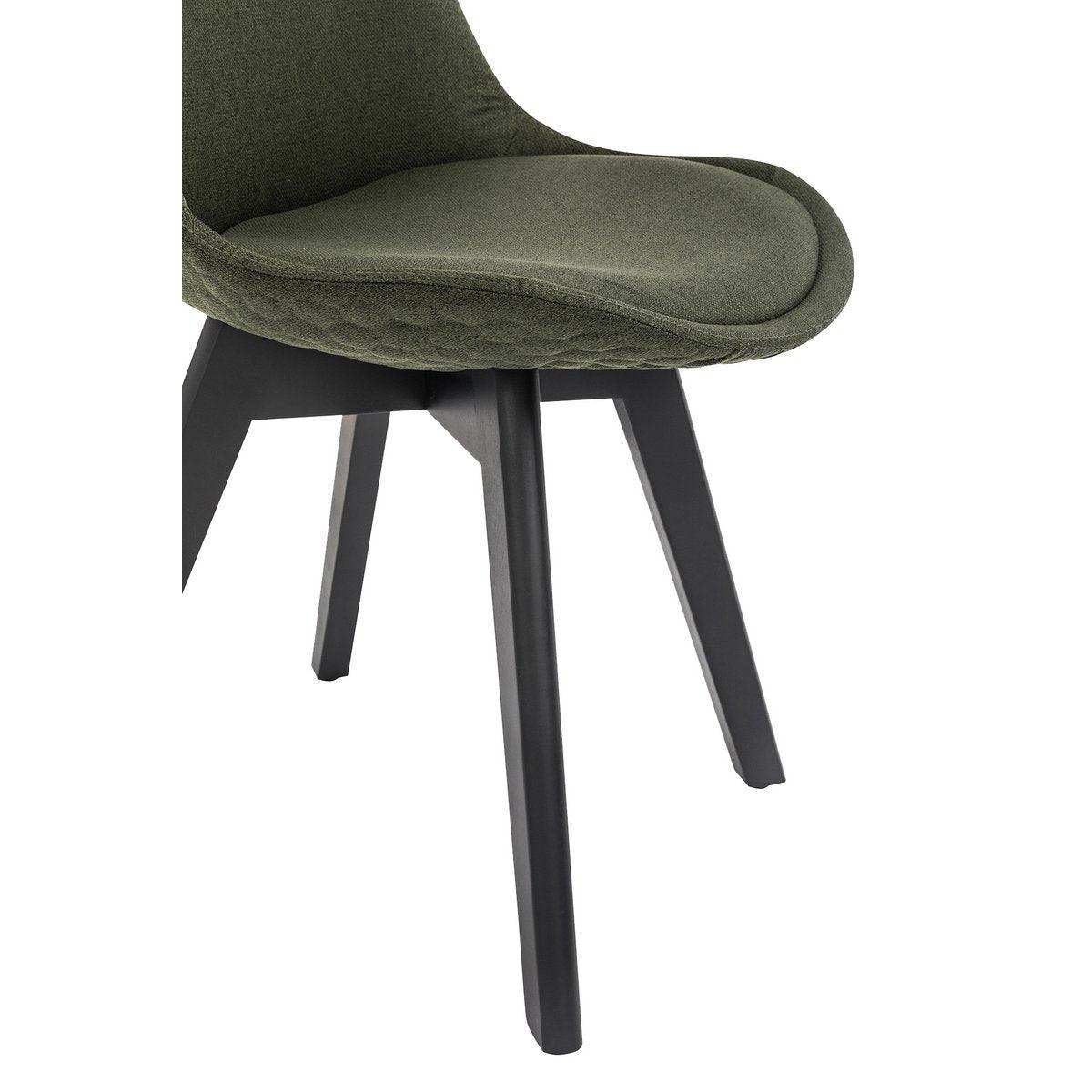 Stuhl 2er Set grün Textil - HomeDesign Knaus