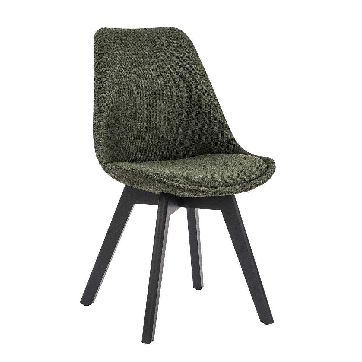 Stuhl 2er Set grün Textil - HomeDesign Knaus