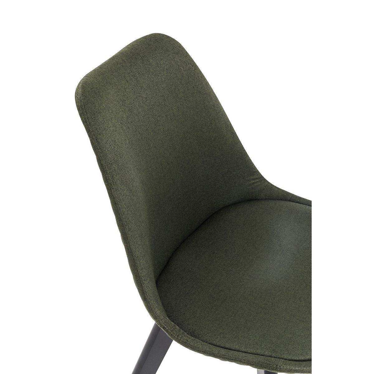 Stuhl 2er Set grün Textil - HomeDesign Knaus