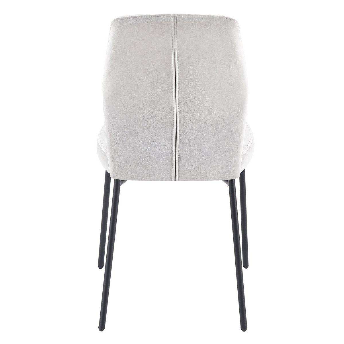 Stuhl 2er Set Hellgrau - HomeDesign Knaus