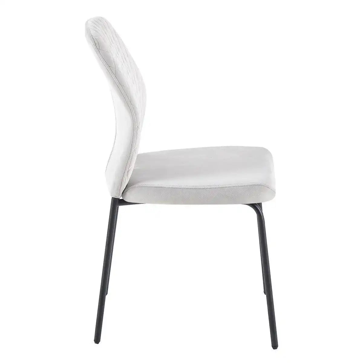 Stuhl 2er Set Hellgrau - HomeDesign Knaus