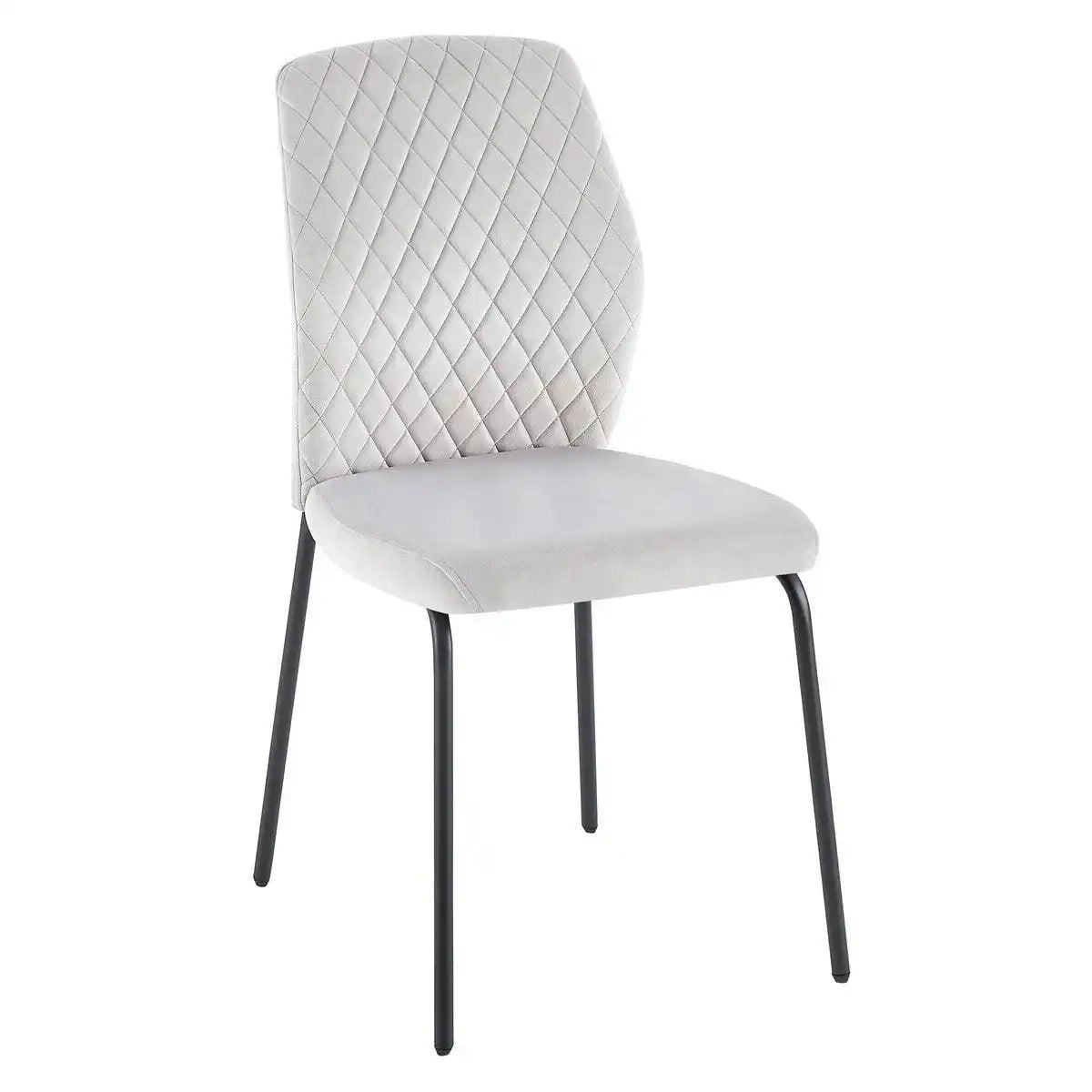 Stuhl 2er Set Hellgrau - HomeDesign Knaus