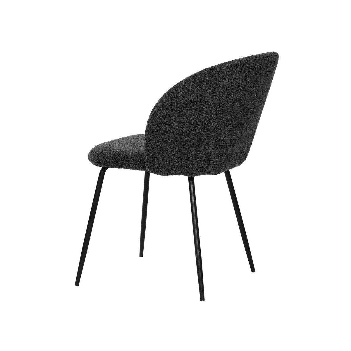 Stuhl 2er Set mit Bezug aus Strukturstoff - HomeDesign Knaus