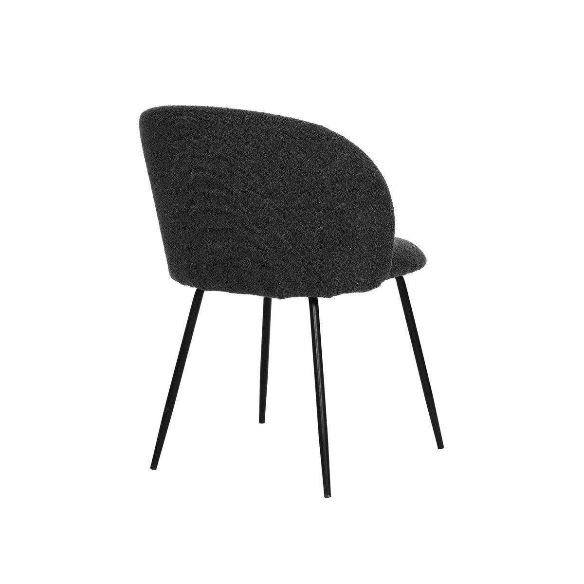 Stuhl 2er Set mit Bezug aus Strukturstoff - HomeDesign Knaus