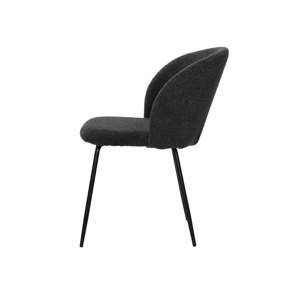 Stuhl 2er Set mit Bezug aus Strukturstoff - HomeDesign Knaus