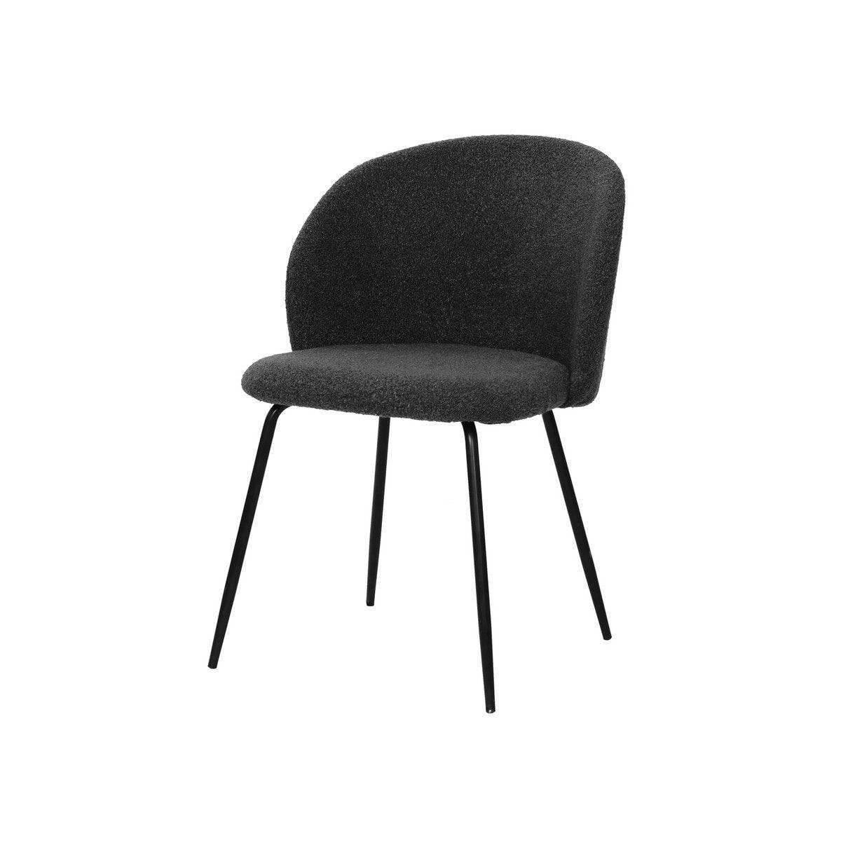Stuhl 2er Set mit Bezug aus Strukturstoff - HomeDesign Knaus