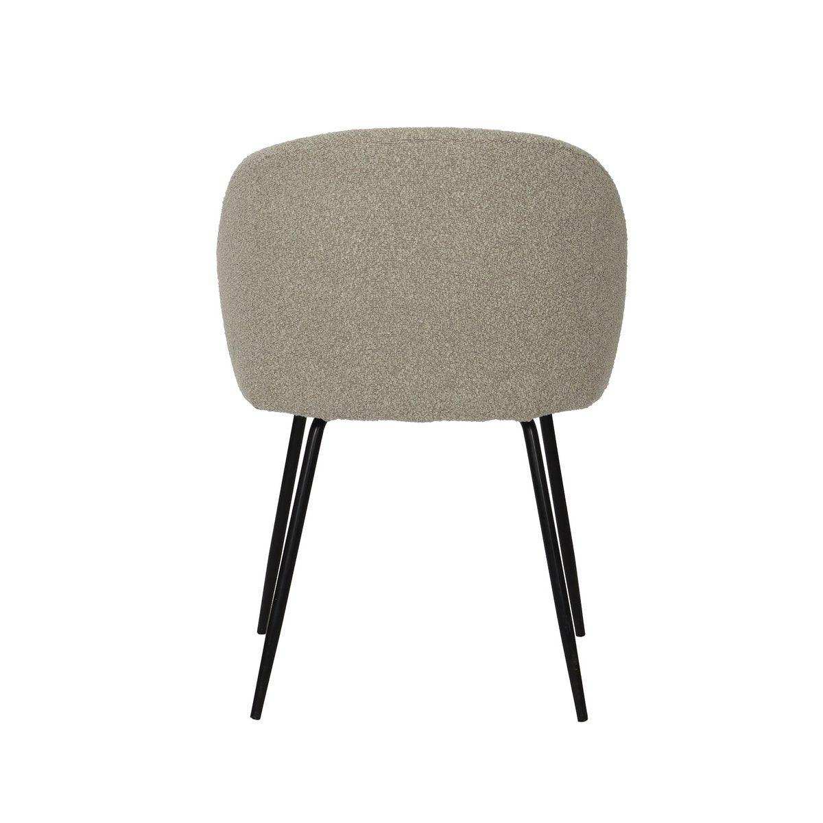 Stuhl 2er Set mit Bezug aus Strukturstoff - HomeDesign Knaus