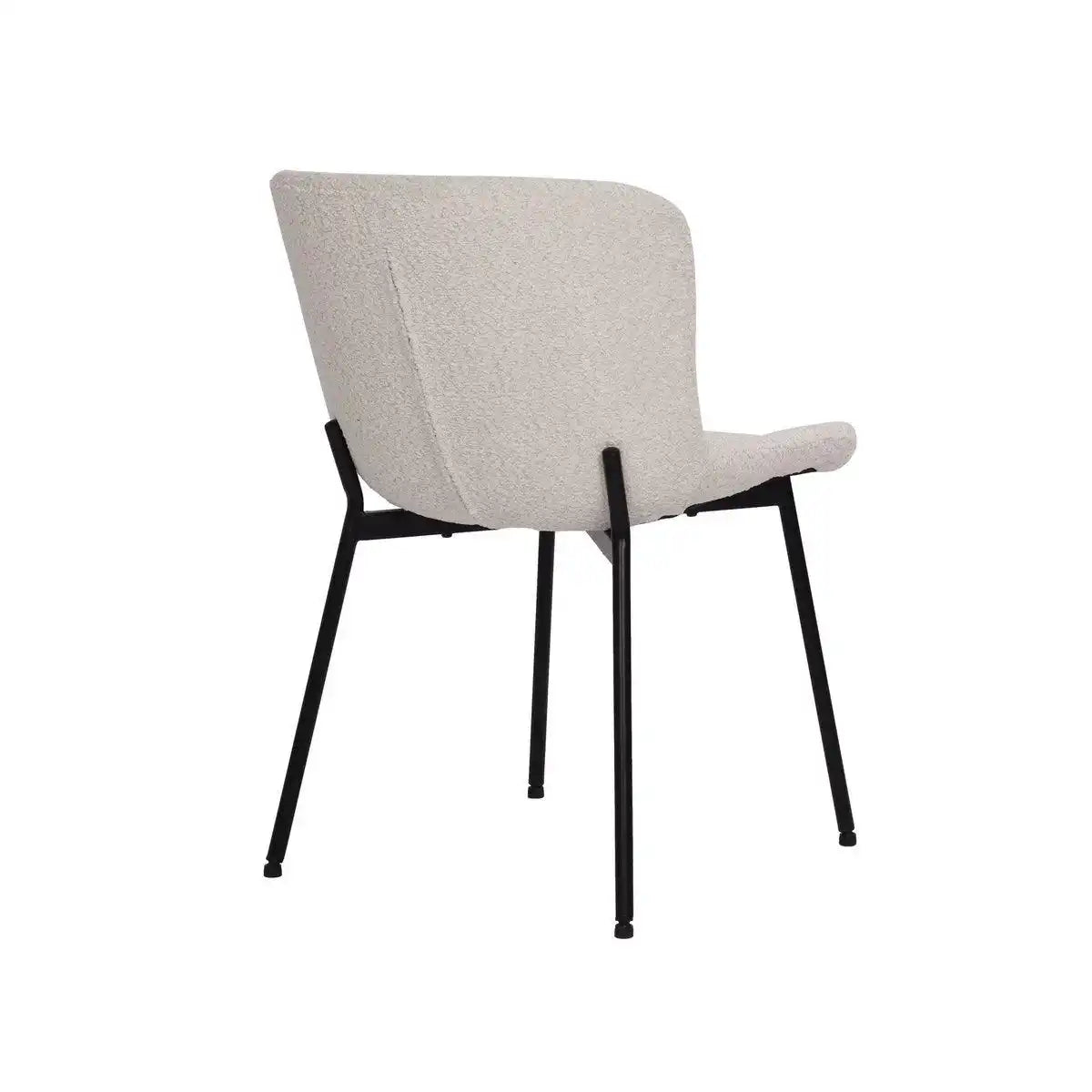 Stuhl 2er Set mit Bouclé-Bezug - HomeDesign Knaus