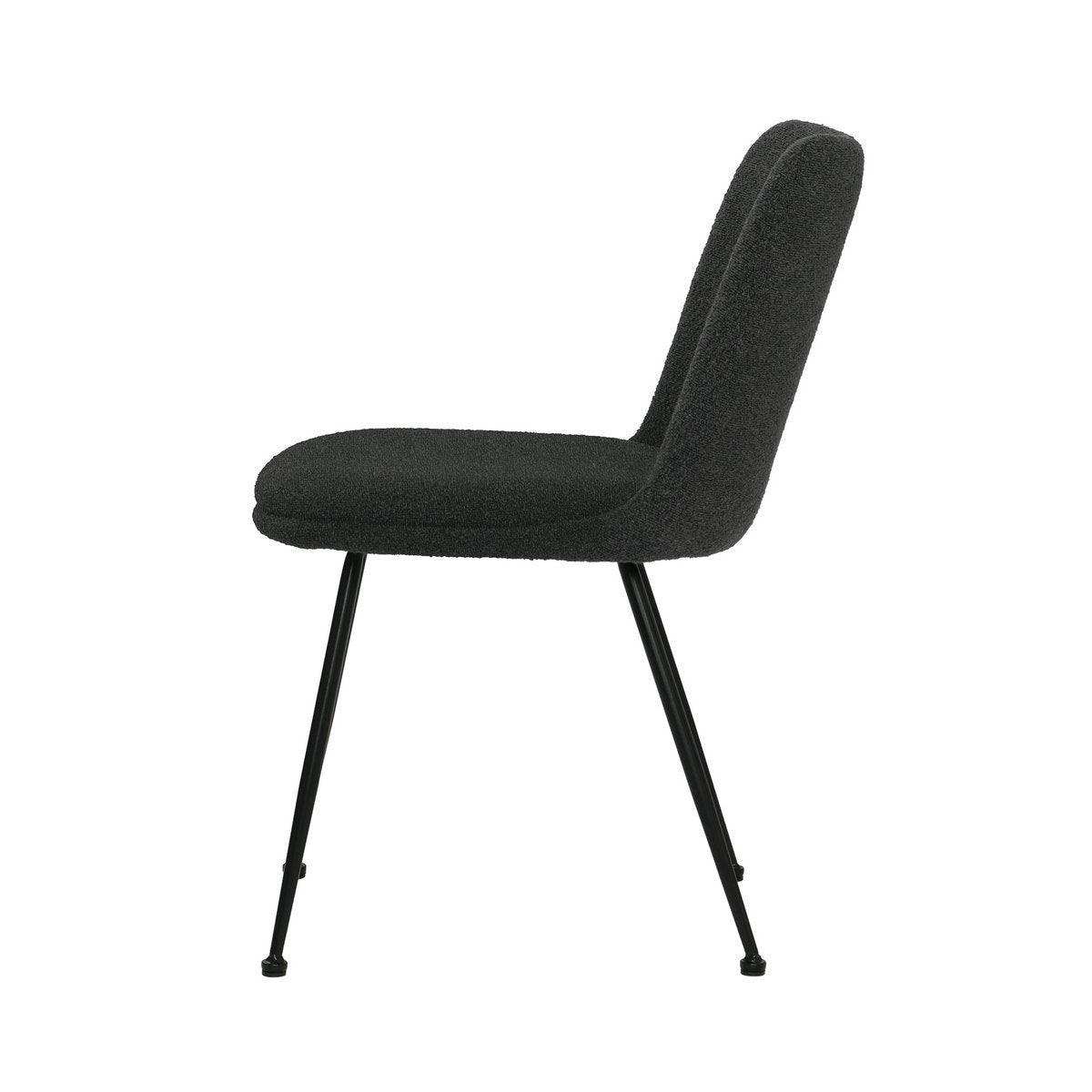 Stuhl 2er Set mit Bouclé-Bezug - HomeDesign Knaus