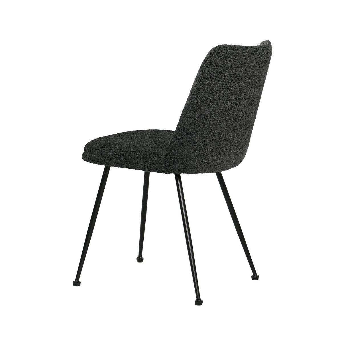 Stuhl 2er Set mit Bouclé-Bezug - HomeDesign Knaus