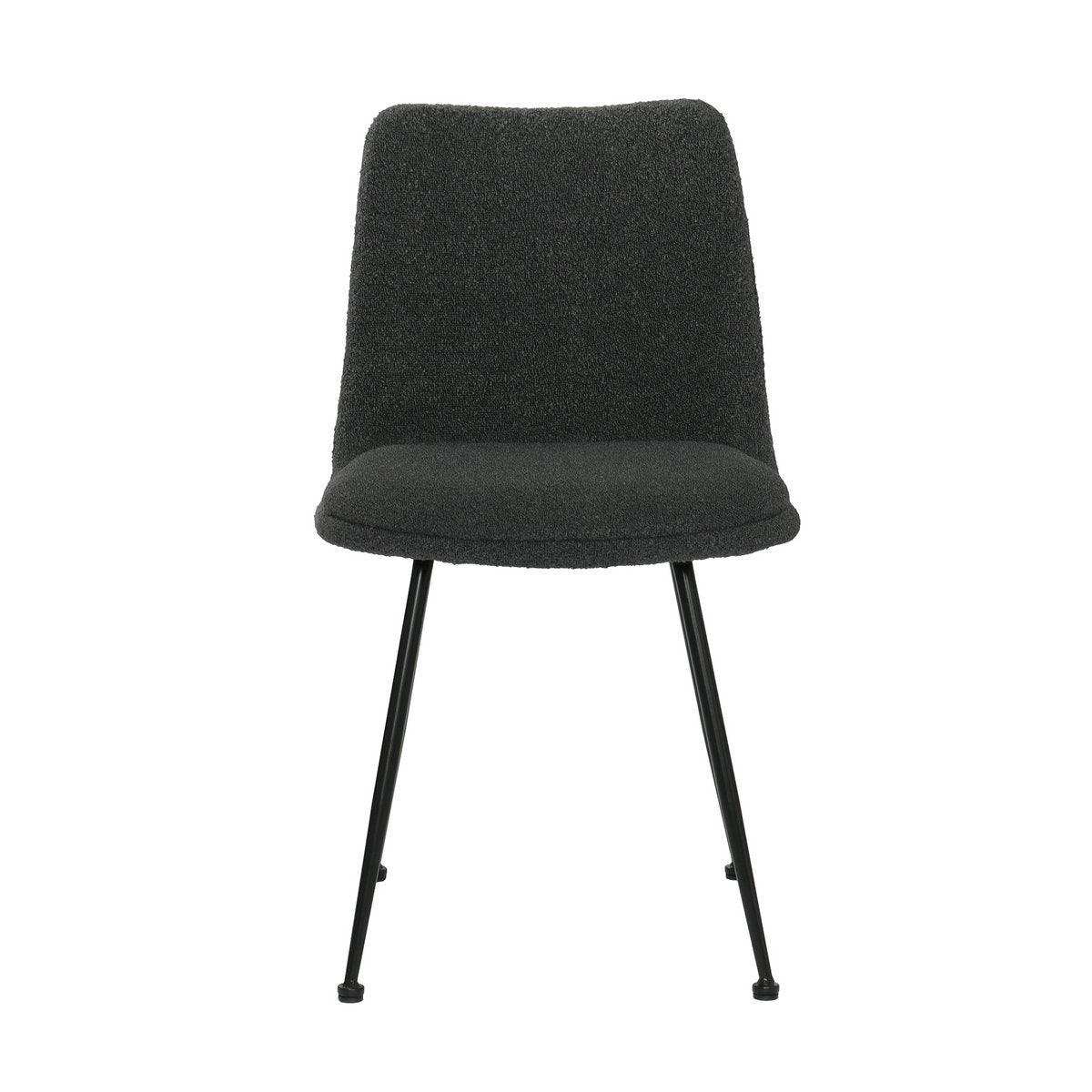 Stuhl 2er Set mit Bouclé-Bezug - HomeDesign Knaus