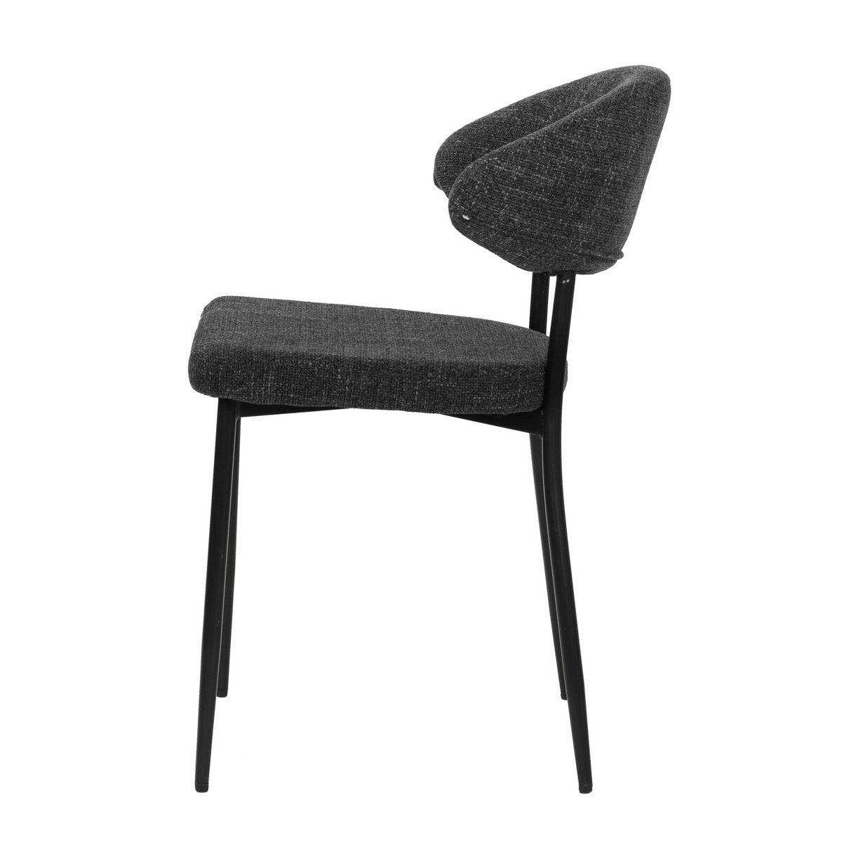 Stuhl 2er Set mit Strukturstoff - HomeDesign Knaus