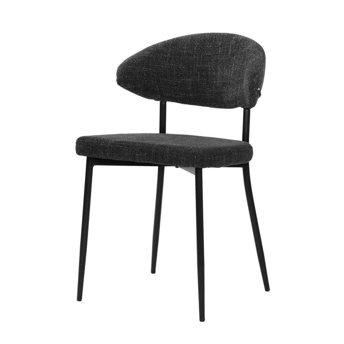 Stuhl 2er Set mit Strukturstoff - HomeDesign Knaus