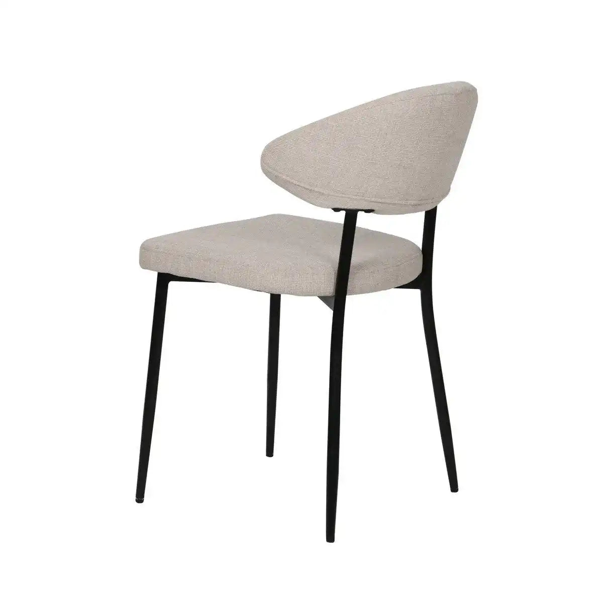 Stuhl 2er Set mit Strukturstoff - HomeDesign Knaus
