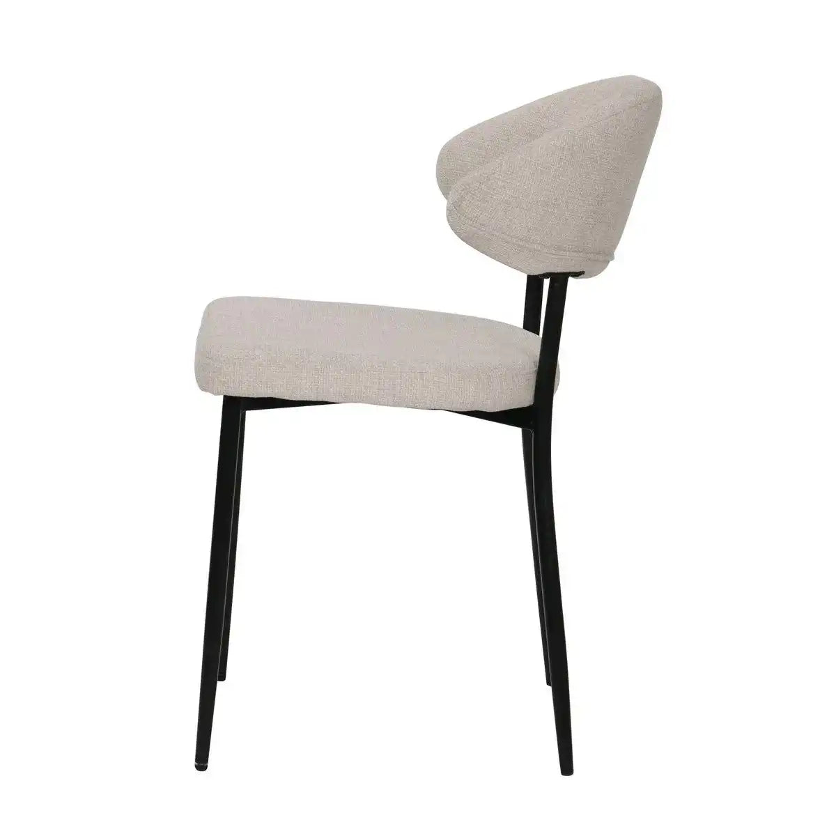 Stuhl 2er Set mit Strukturstoff - HomeDesign Knaus