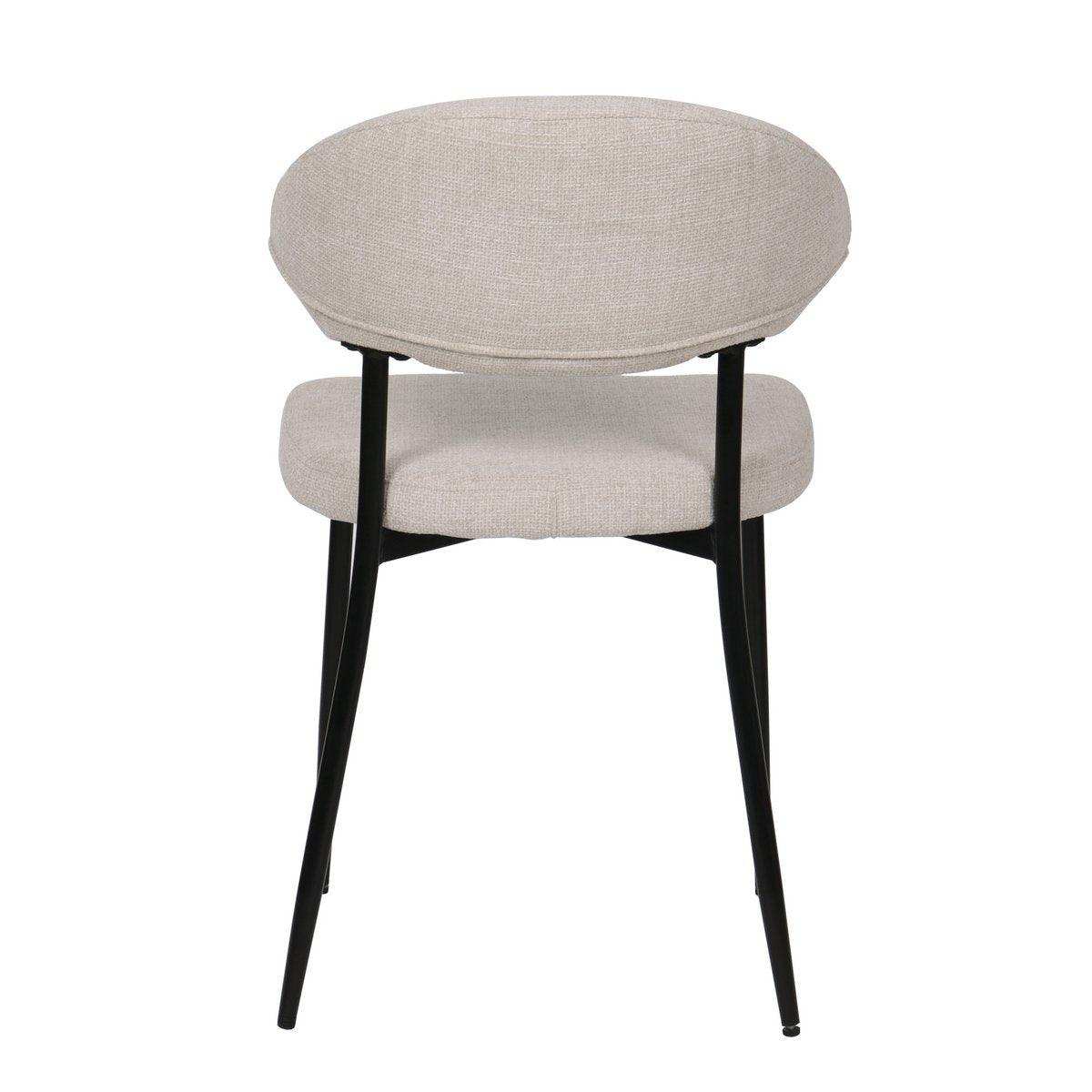 Stuhl 2er Set mit Strukturstoff - HomeDesign Knaus