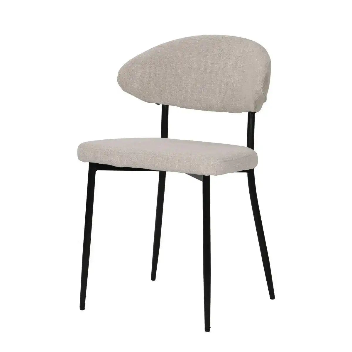 Stuhl 2er Set mit Strukturstoff - HomeDesign Knaus