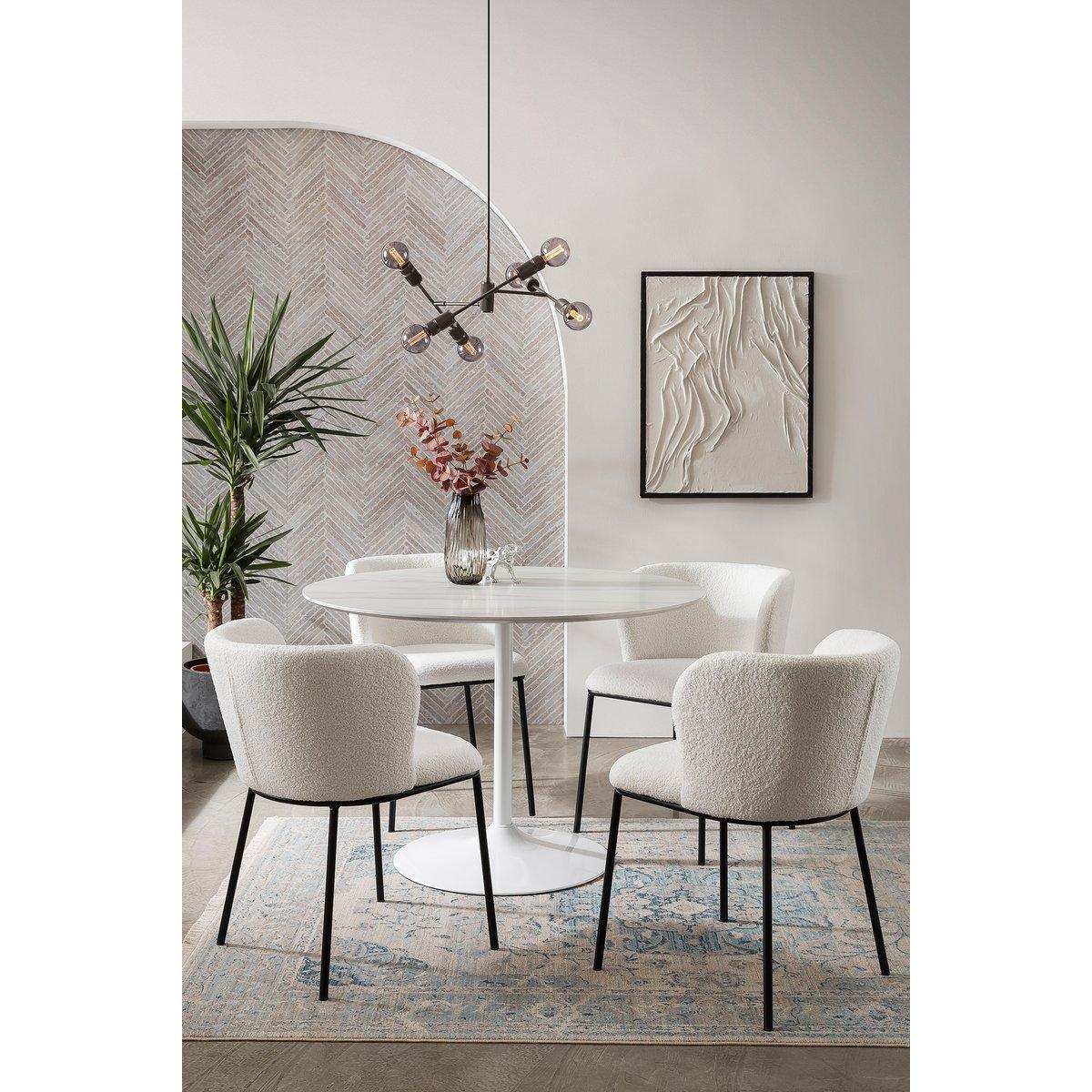 Stuhl 2er Set Weiß - HomeDesign Knaus
