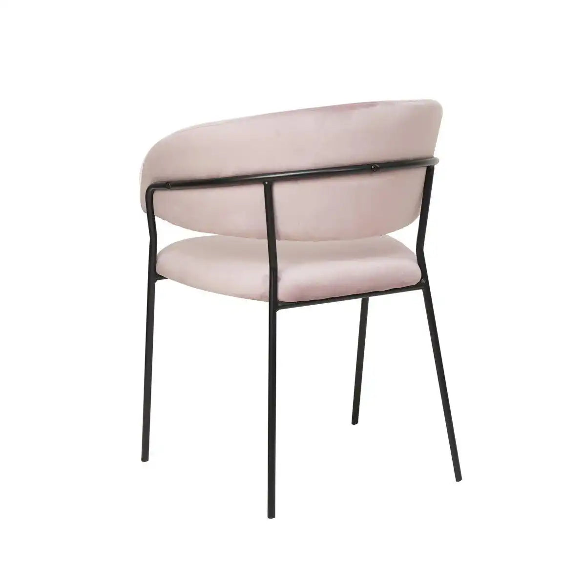 Stuhl Samt mit Rückensteppung Rose - HomeDesign Knaus