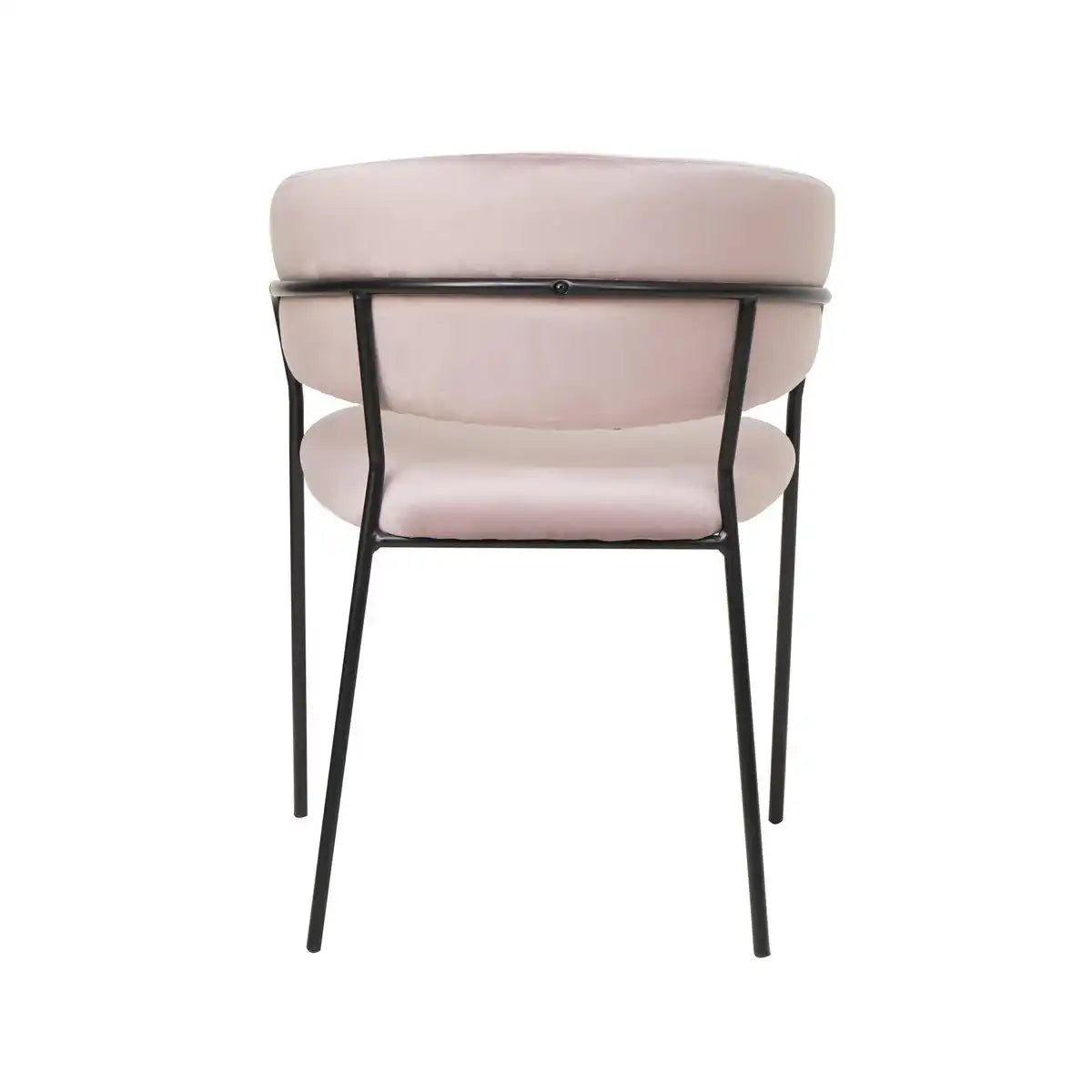 Stuhl Samt mit Rückensteppung Rose - HomeDesign Knaus