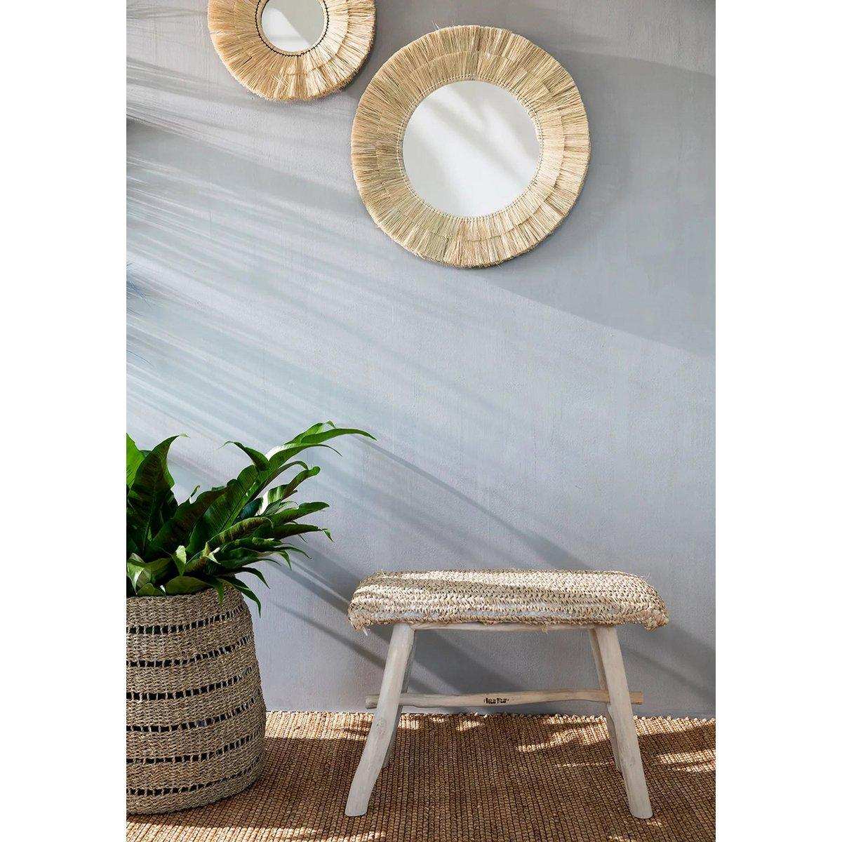 Sundara Spiegel Wandspiegel Natur 55 cm - HomeDesign Knaus