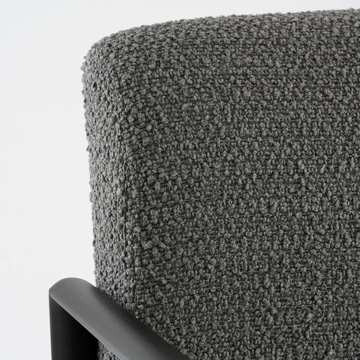 Symon Sessel – L72 x B69 x H81 cm – Dunkelgrau - HomeDesign Knaus