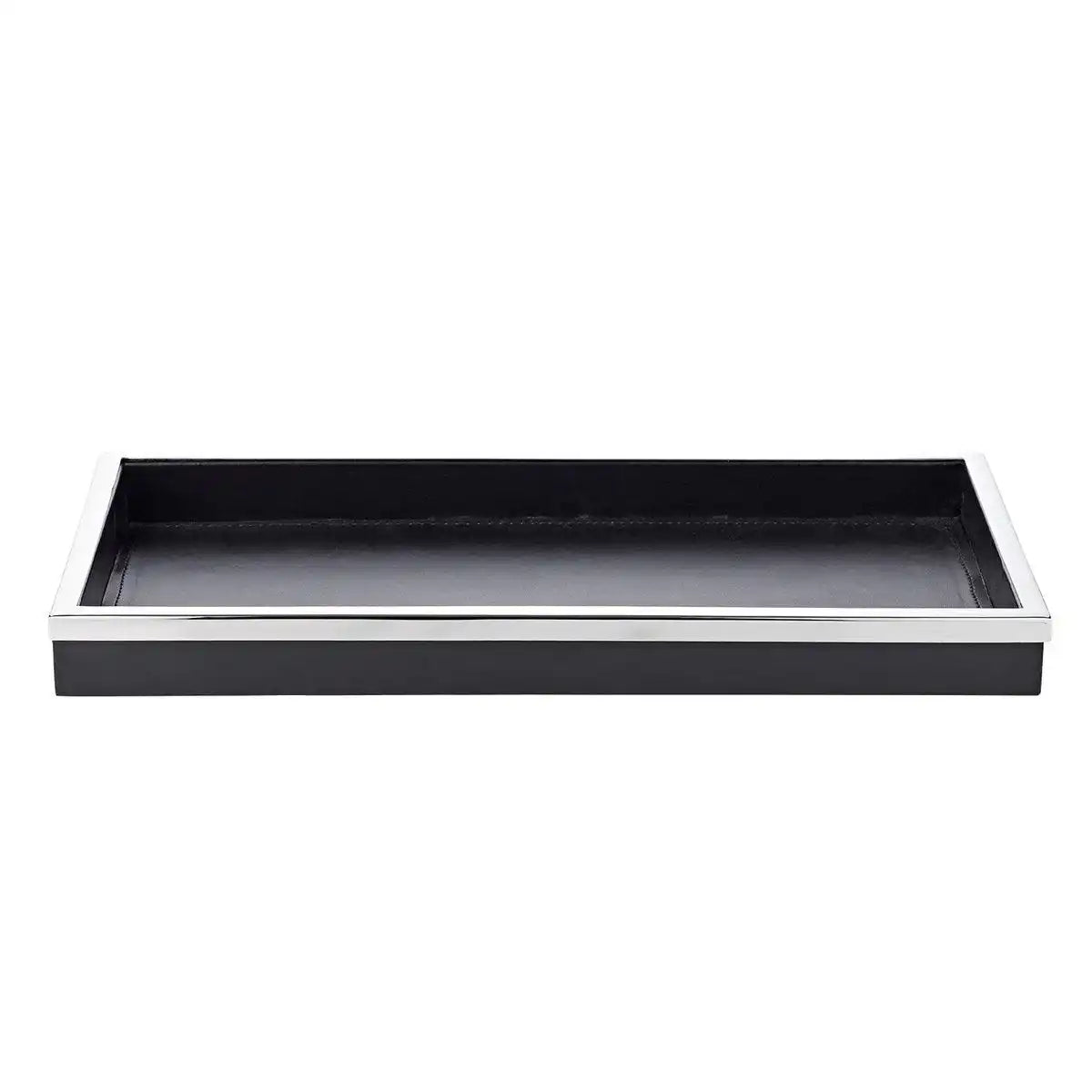 Tablett Jake (38x20 cm), schwarz, rechteckig - HomeDesign Knaus