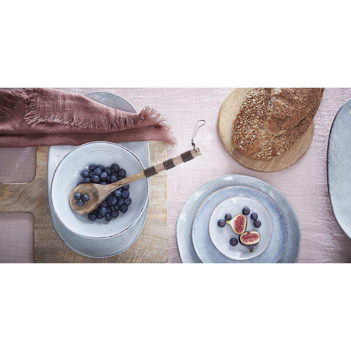Tabo Geschirrset 4 Personen - Grau - HomeDesign Knaus
