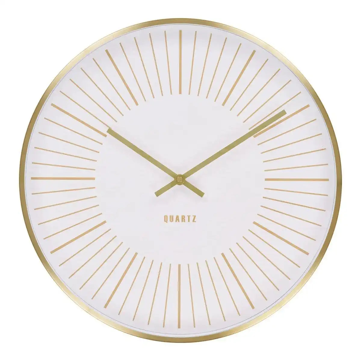 Takamaka Wanduhr – Gold, Aluminium/Glas, Ø40 cm - HomeDesign Knaus