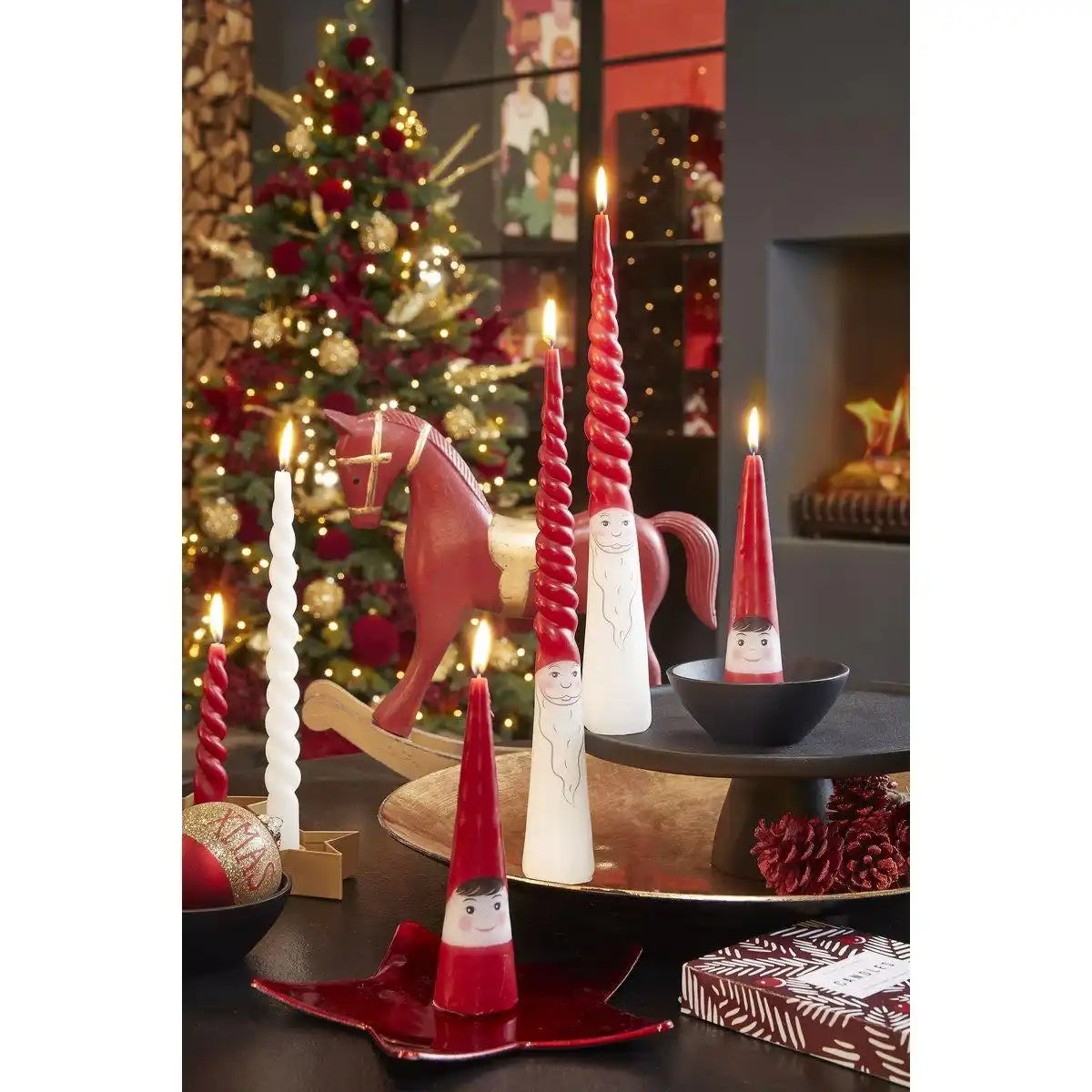 Tallo Tortenständer – H10 x Ø30 cm – 100 % FSC Mangoholz – Schwarz - HomeDesign Knaus