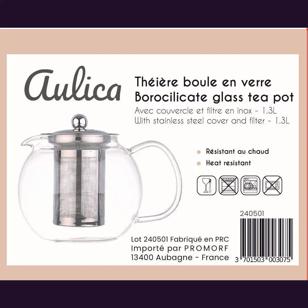 TEEKANNE KUGEL 1L FILTER UND DECKEL AUS EDELSTAHL - HomeDesign Knaus