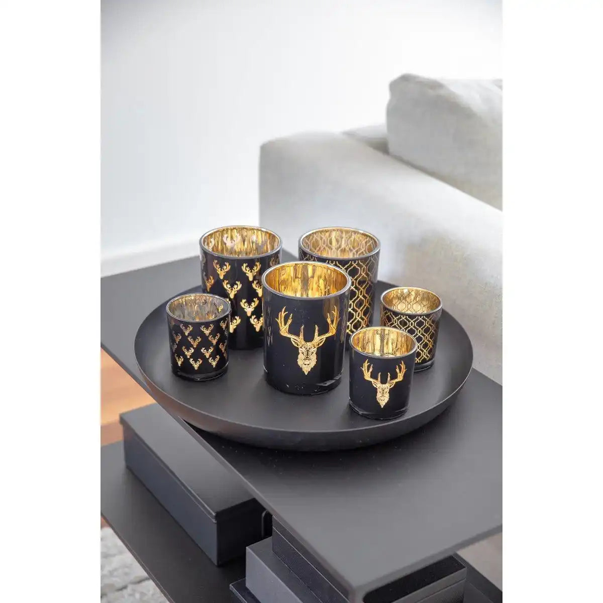 Teelicht Ben Ø 7 cm, H 8 cm - HomeDesign Knaus