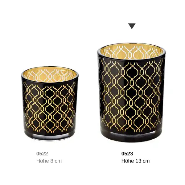 Teelicht Raute Ø 7cm, H 8 cm - HomeDesign Knaus