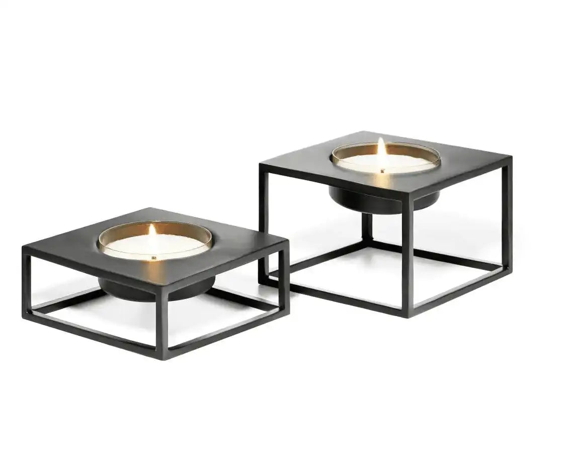 Teelichthalter Teelicht pulverbeschichteter Stahl - HomeDesign Knaus