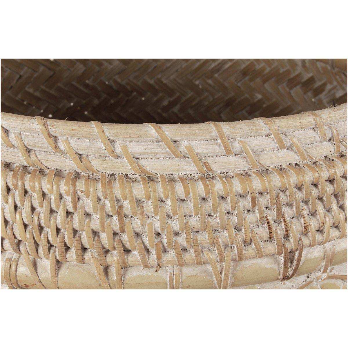 Tempelkorb weiß gewaschen - HomeDesign Knaus