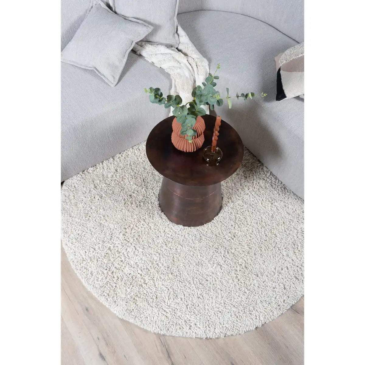 Teppich Berbero Pelosa Creme 815 – ø160 cm - HomeDesign Knaus