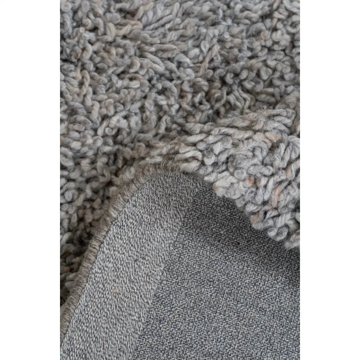Teppich Berbero Pelosa Grau 834 – ø160 cm - HomeDesign Knaus