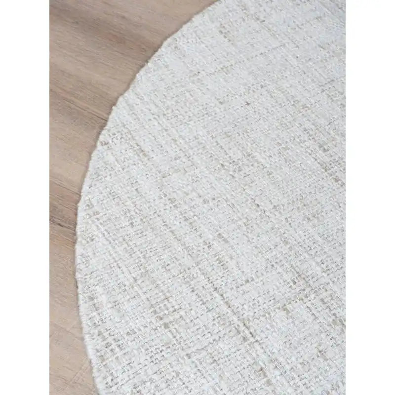 Teppich Cross Hellbeige – Rund ø160 cm - HomeDesign Knaus