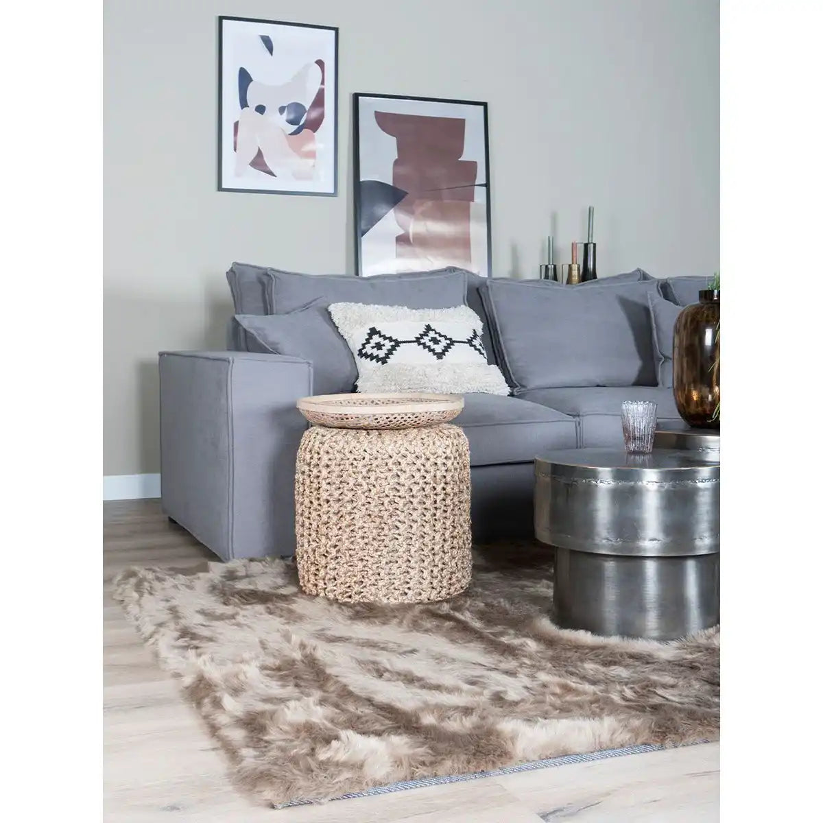Teppich Donsie Braun 180 x 260 cm - HomeDesign Knaus