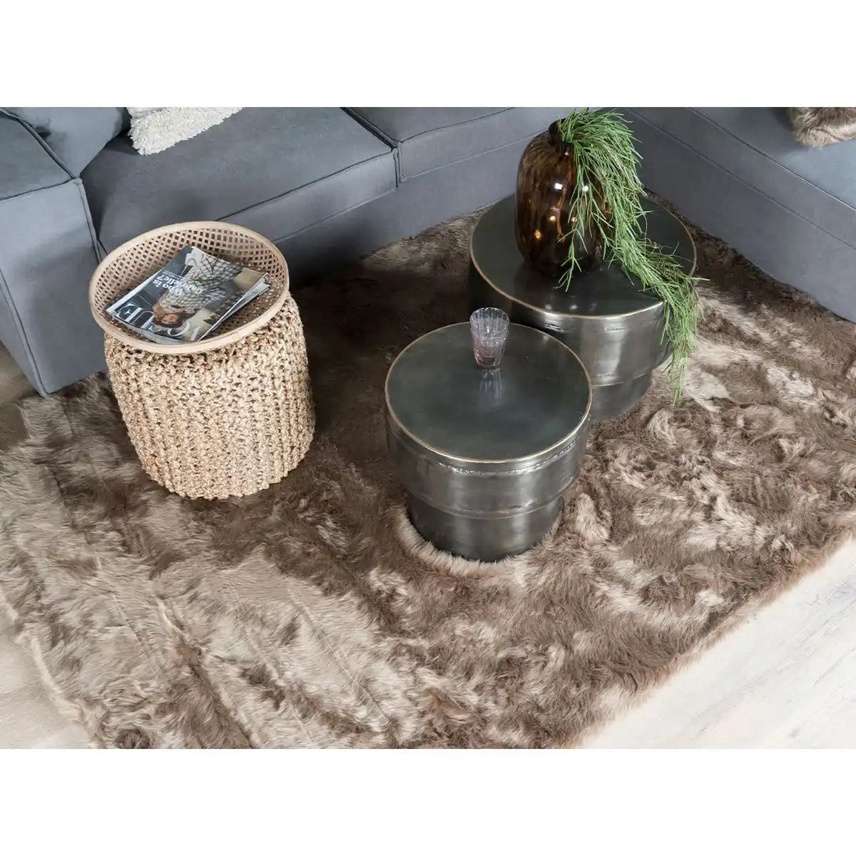 Teppich Donsie Braun 180 x 260 cm - HomeDesign Knaus