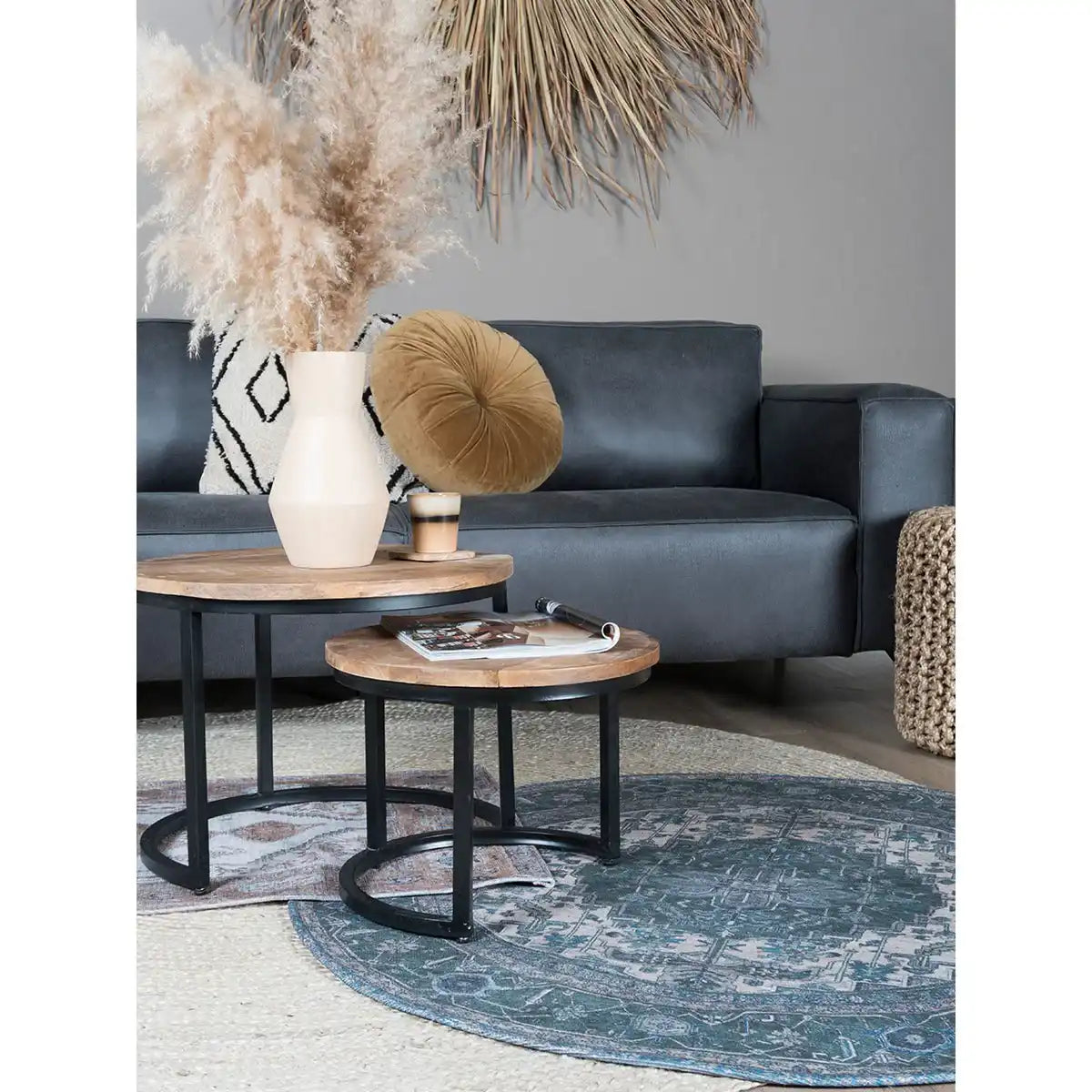 Teppich Heris Grün 10 Rund ø160 cm - HomeDesign Knaus