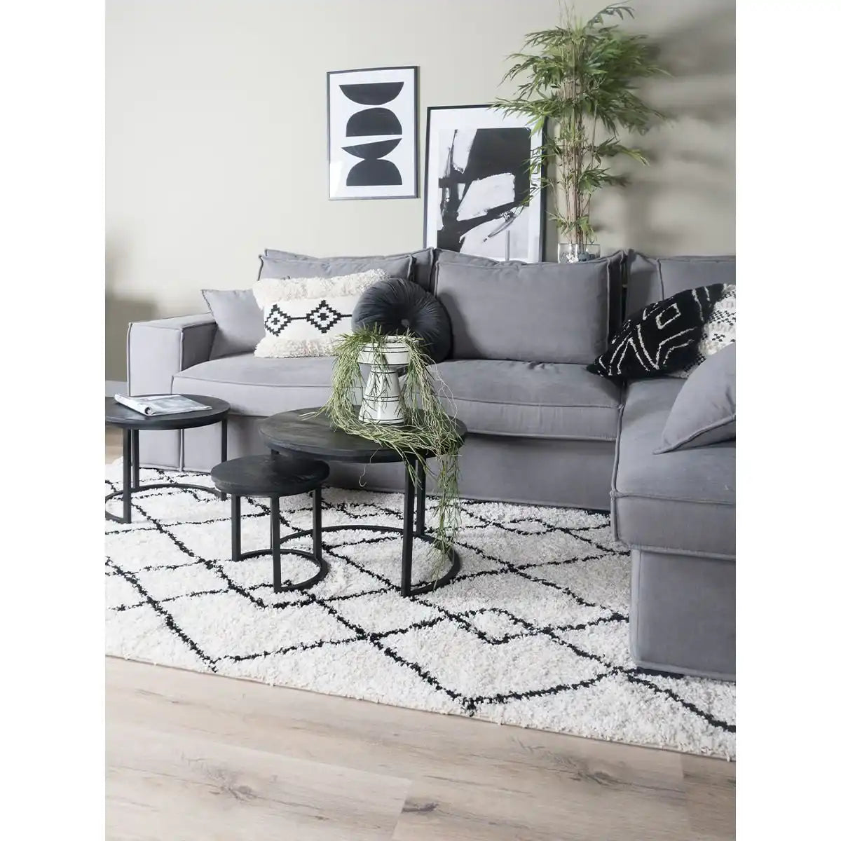 Teppich Medina Creme 160 x 230 cm - HomeDesign Knaus